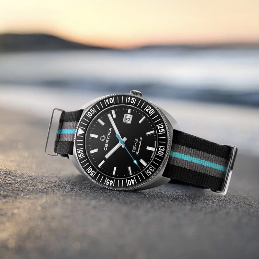 CERTINA DS-2 TURNING BEZEL SEA TURTLE CONSERVANCY EDITION CERTINA DS-2 TURNING BEZEL SEA TURTLE CONSERVANCY EDITION