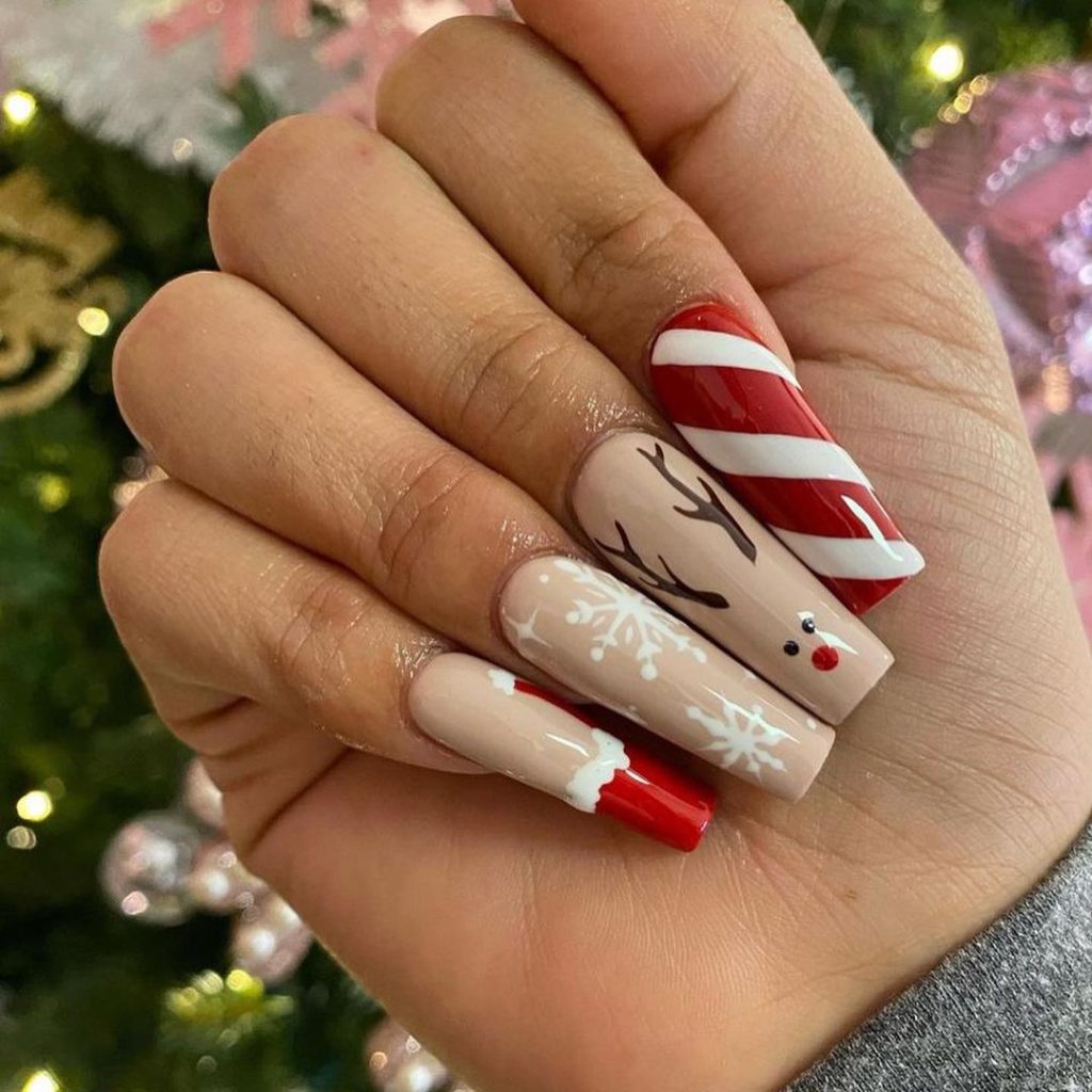 Christmas Nails Acrylic Christmas Nails Acrylic