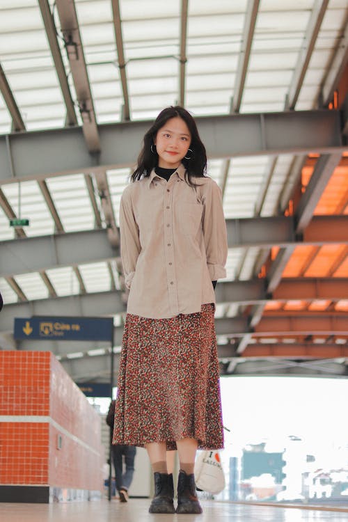 Casual Shirt and Skirt for Tea Casual Shirt and Skirt for Tea