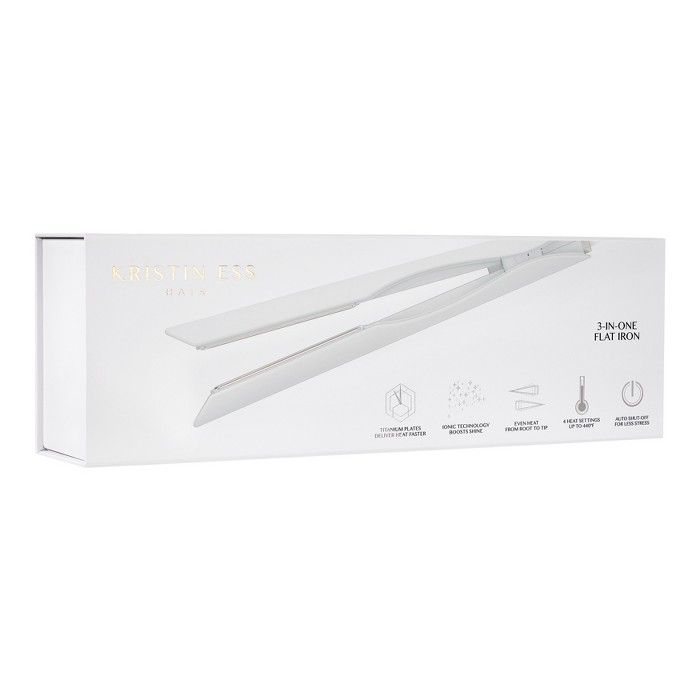 Kristin Ess 3-in-1 Titanium Flat Iron Hair Straightener Kristin Ess 3-in-1 Titanium Flat Iron Hair Straightener