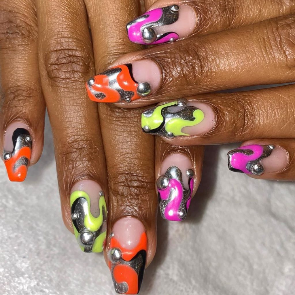 3D Coffin Nails 3D Coffin Nails