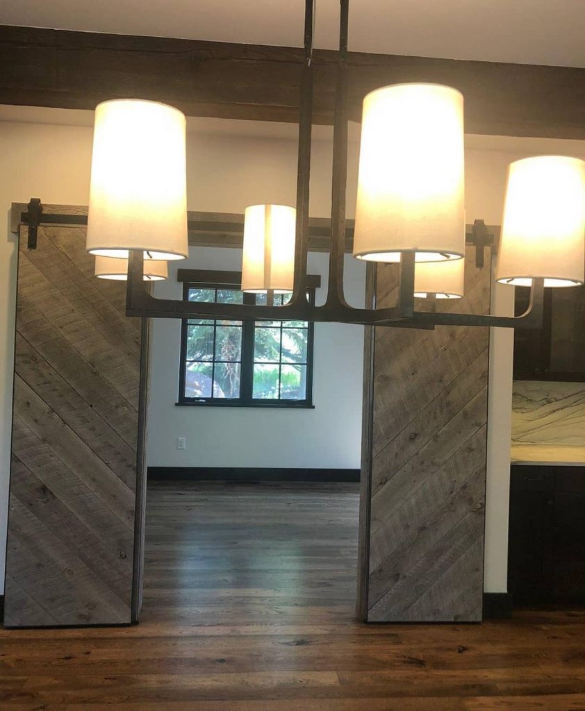 Traditional Rustin Barn door sliding Traditional Rustin Barn door sliding