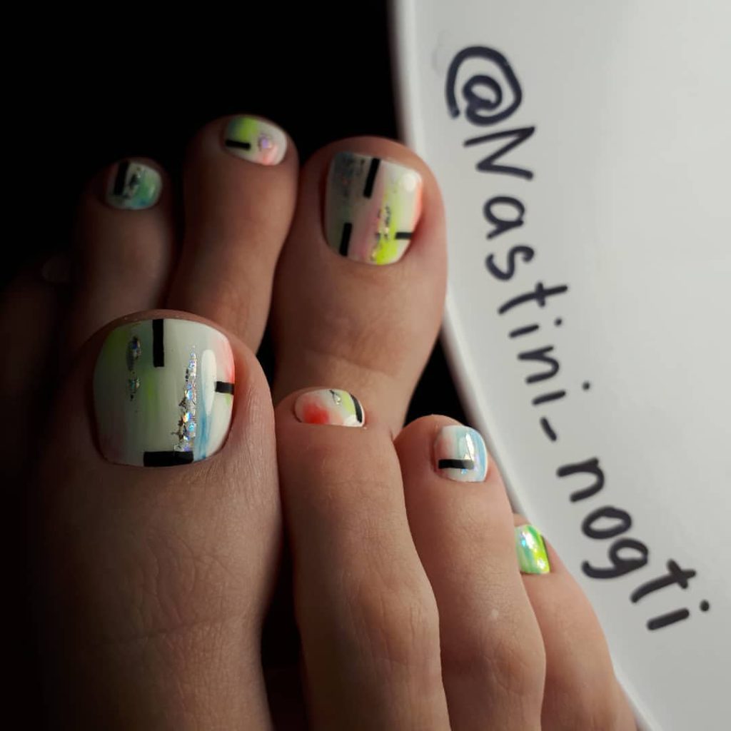 Sunset gradient on nails Sunset gradient on nails