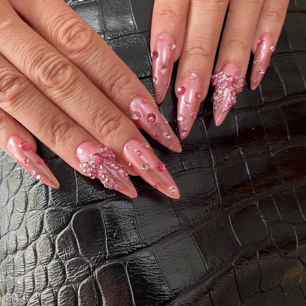 Trending Summer Nail Bejeweled Trending Summer Nail Bejeweled