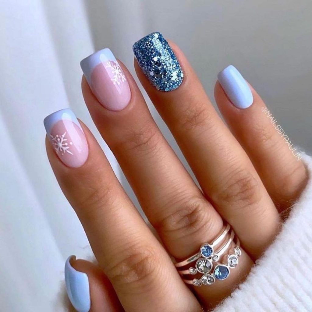 Purple Christmas Nails Short Purple Christmas Nails Short