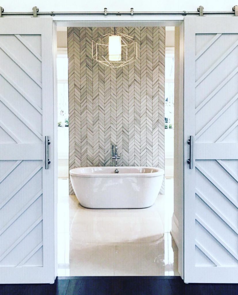Double Bathroom sliding barn doors Double Bathroom sliding barn doors