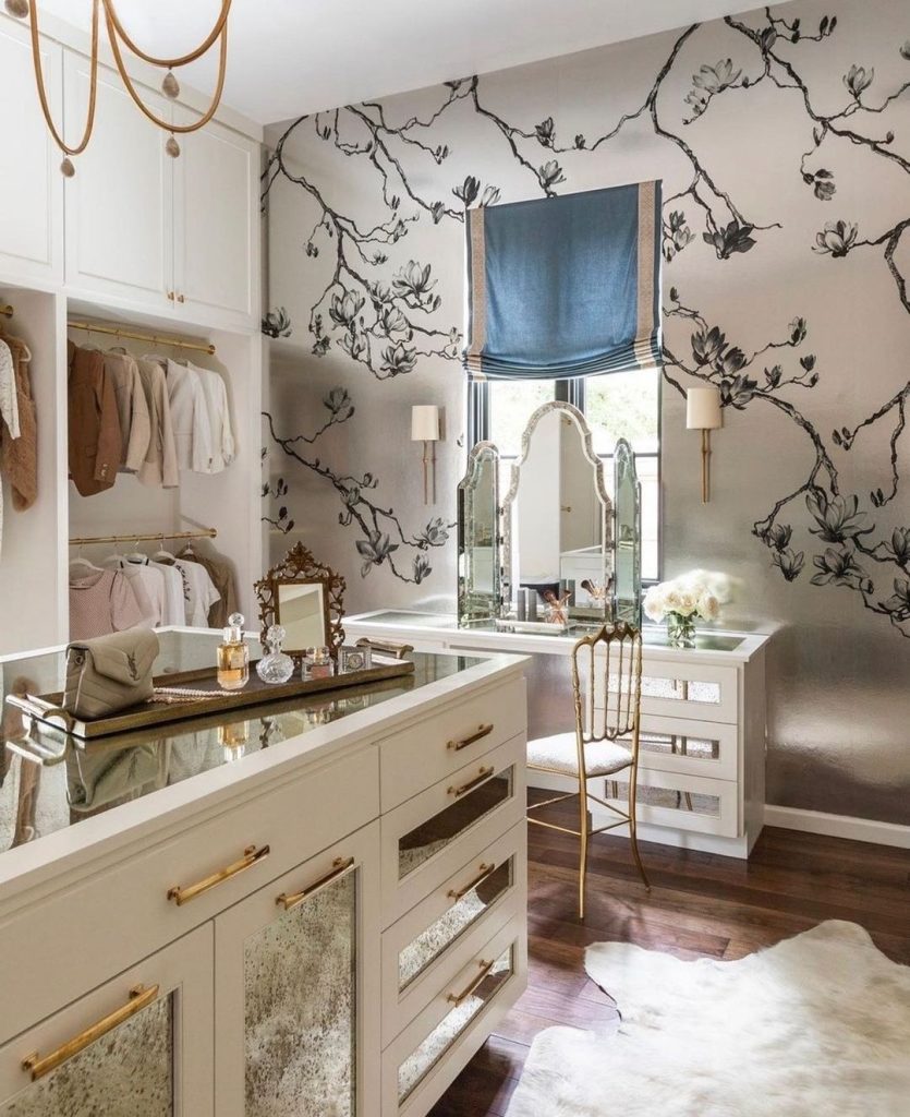 Ethereal walk-in closet Ethereal walk-in closet