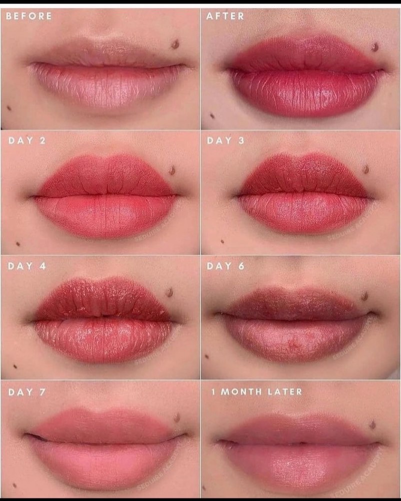 Pink Lip Blush Tattoo Pink Lip Blush Tattoo