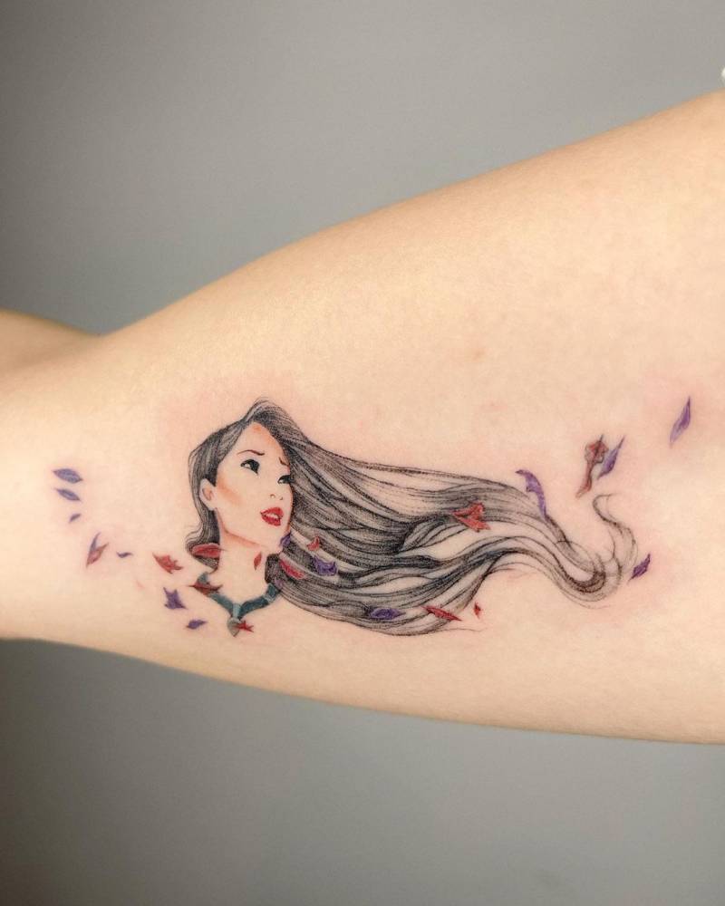 POCAHONTAS TATTOO - Image credit for