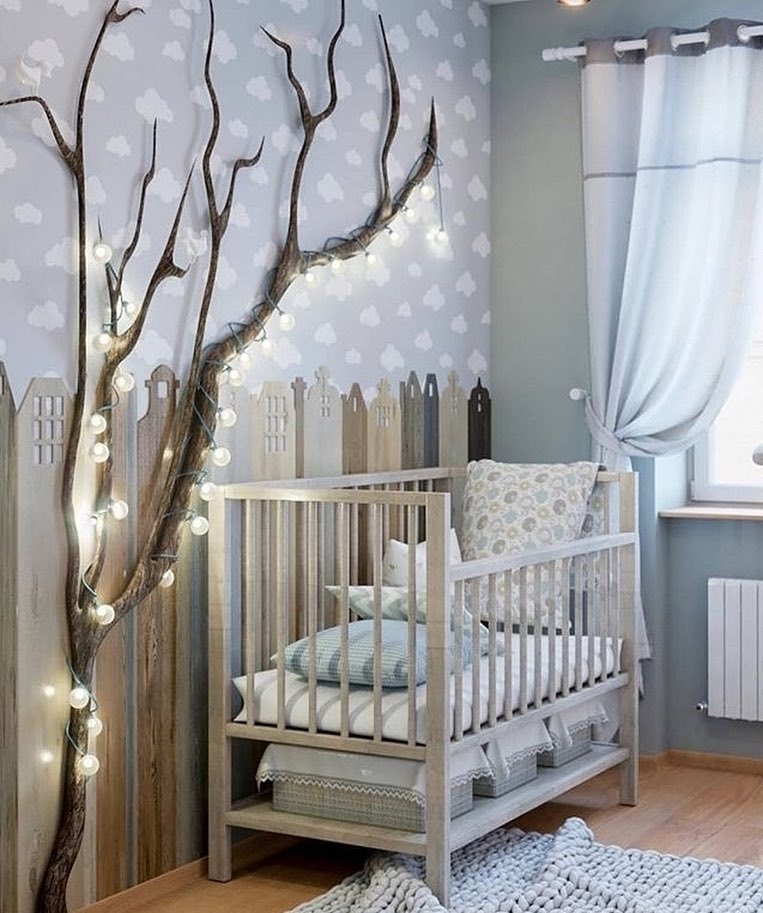 Rustic chic nursery @petittresor Rustic chic nursery @petittresor