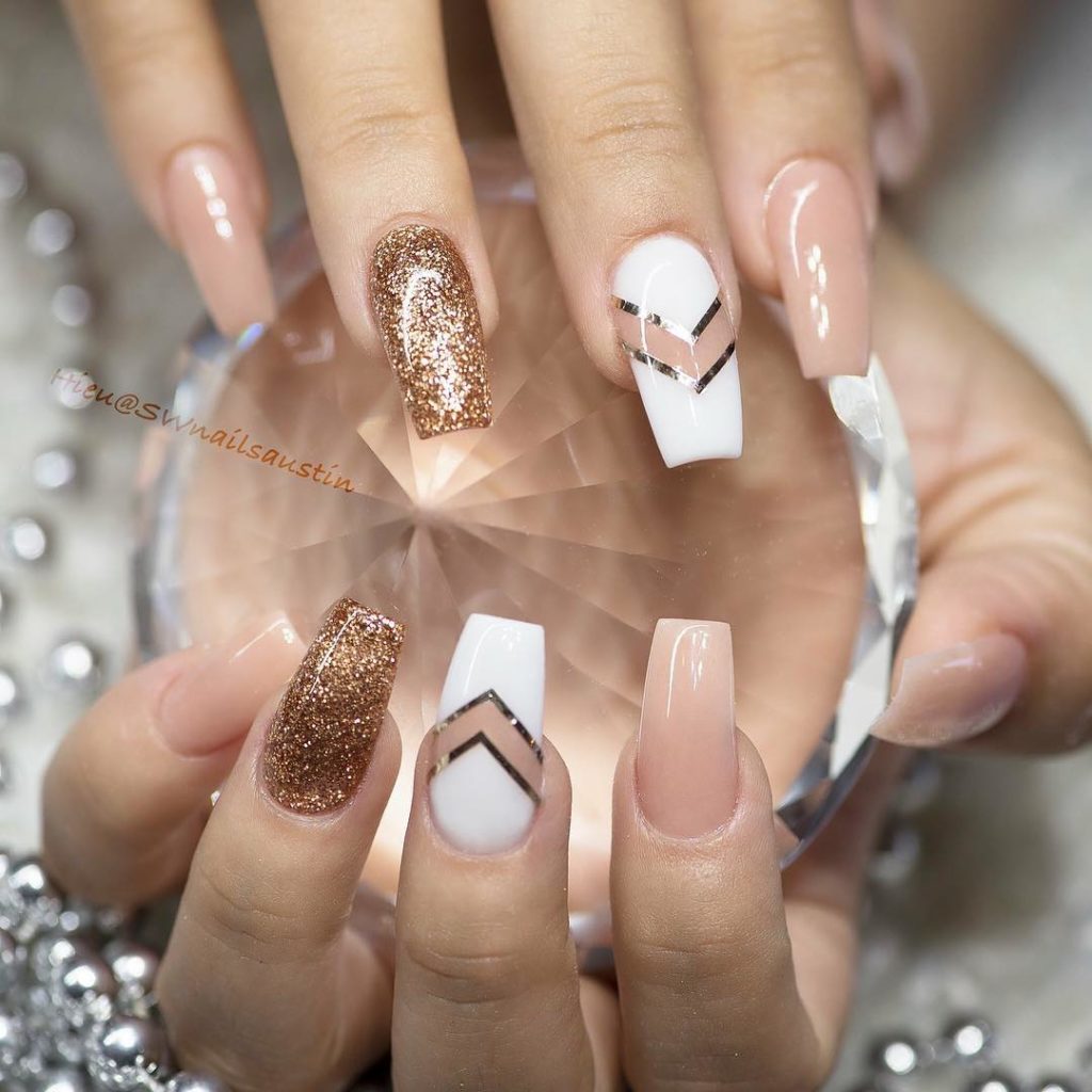 10 Impressive Coffin Nails – Ballerina nail designs – Gazzed