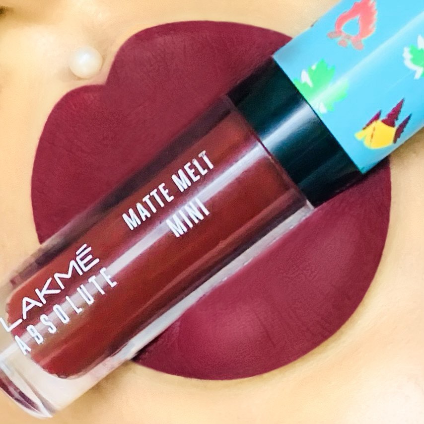 Lakme Wine Matte Melt Lipstick