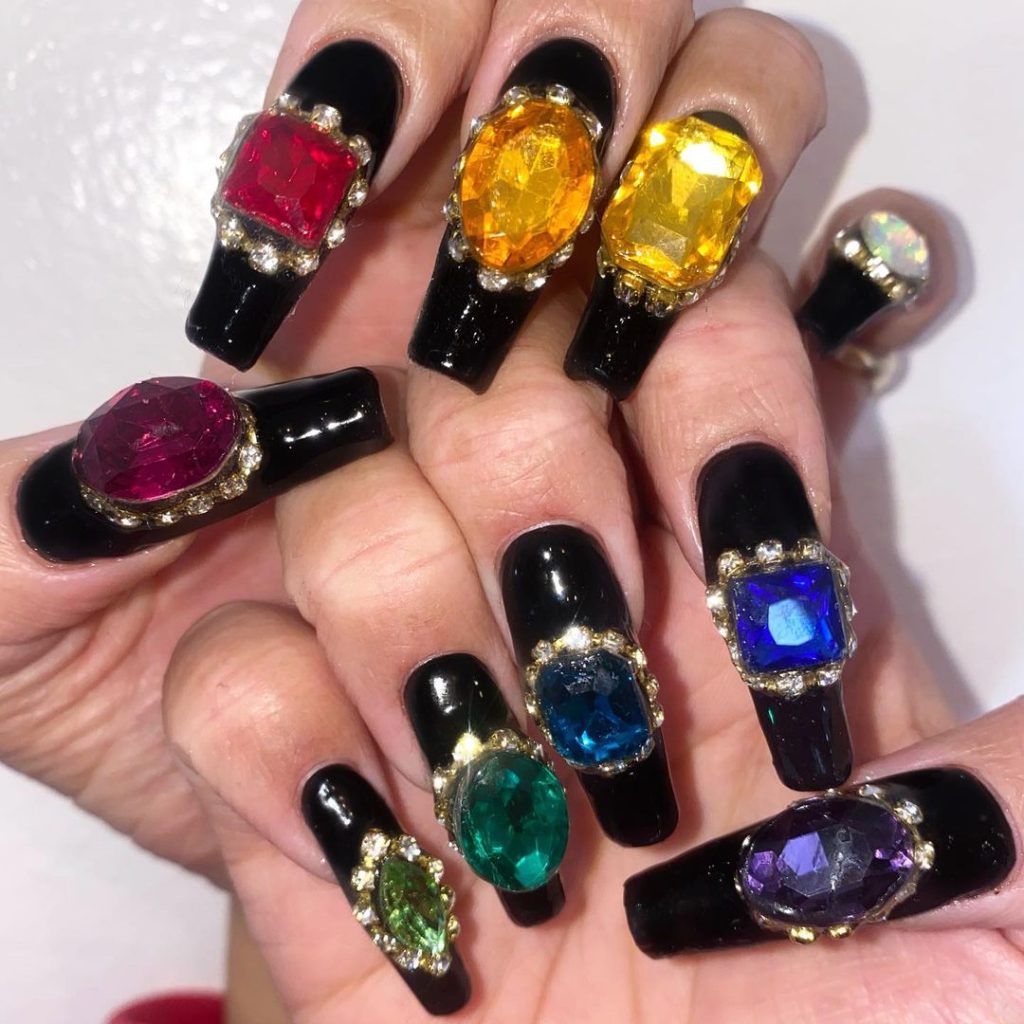 jewel nails