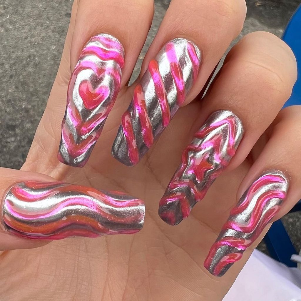 Hot summer nails