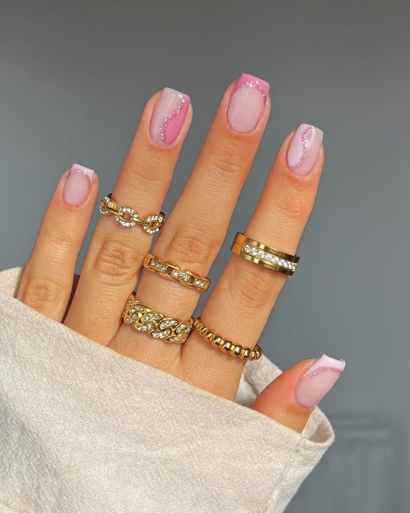Soft and feminine coffin nail designs