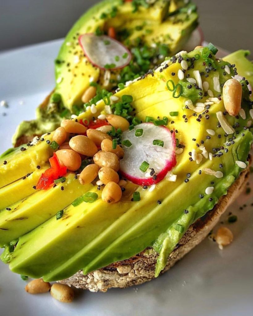 avocado toast for breakfast