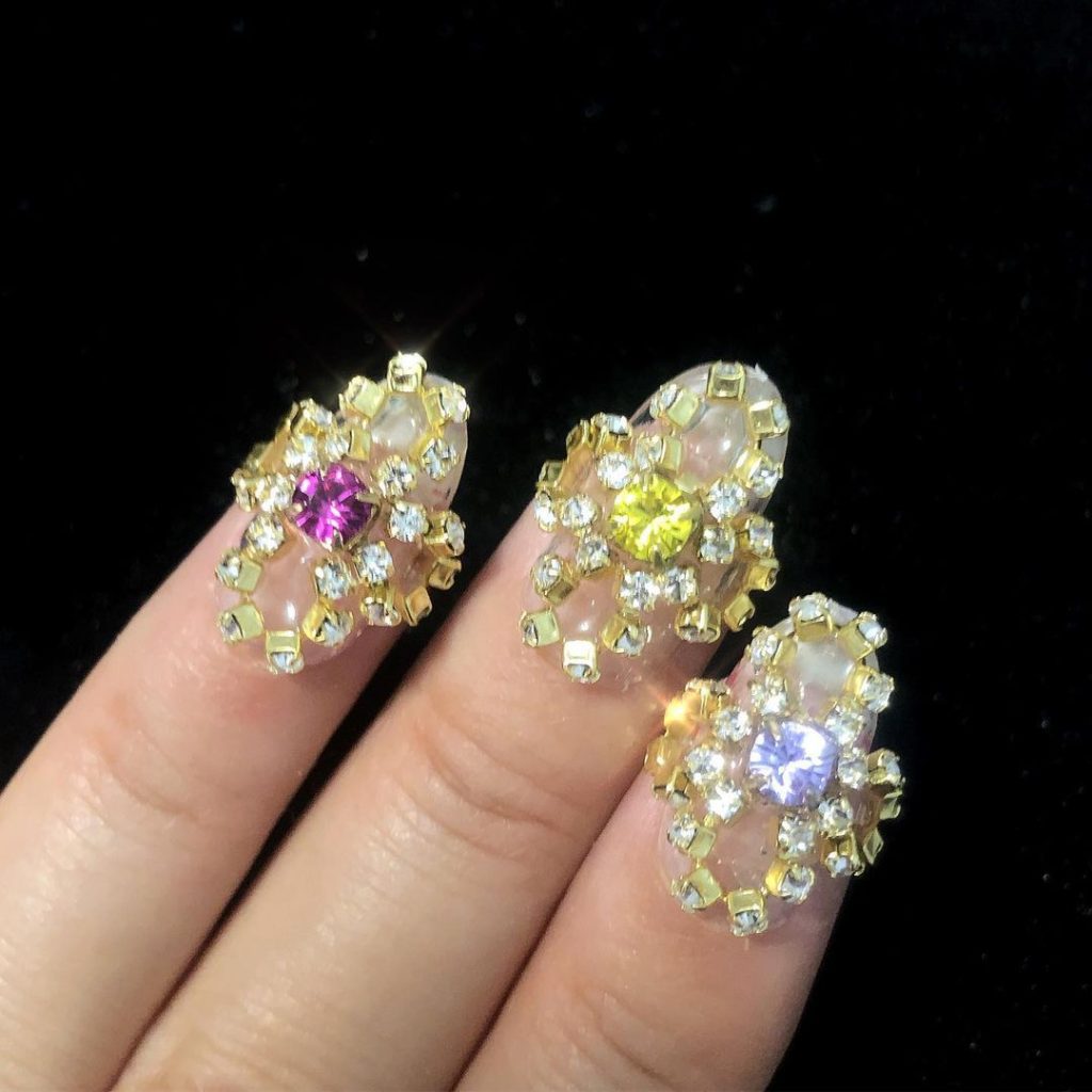 crystal nails