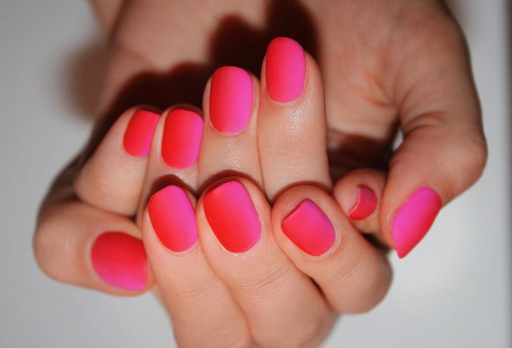 Hot Pink Nails