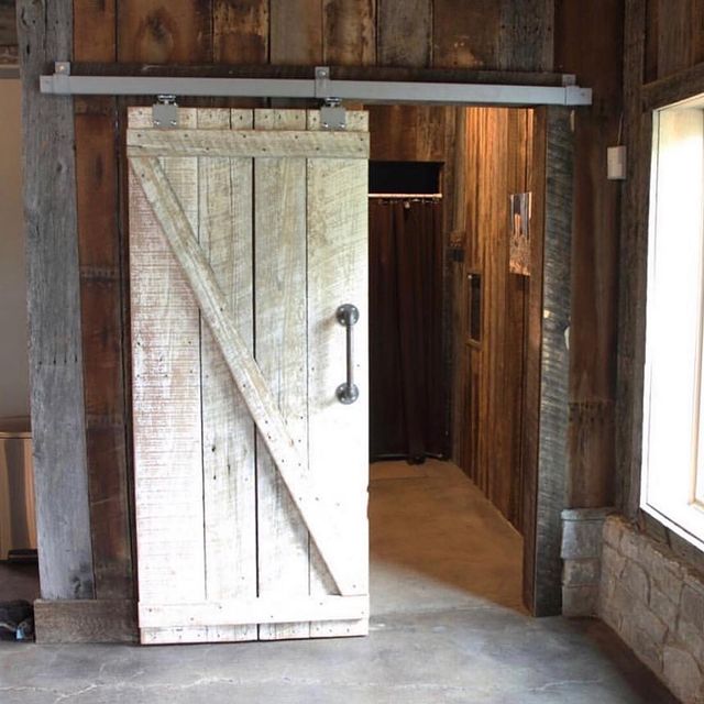 Rustic old wooden Barn Door