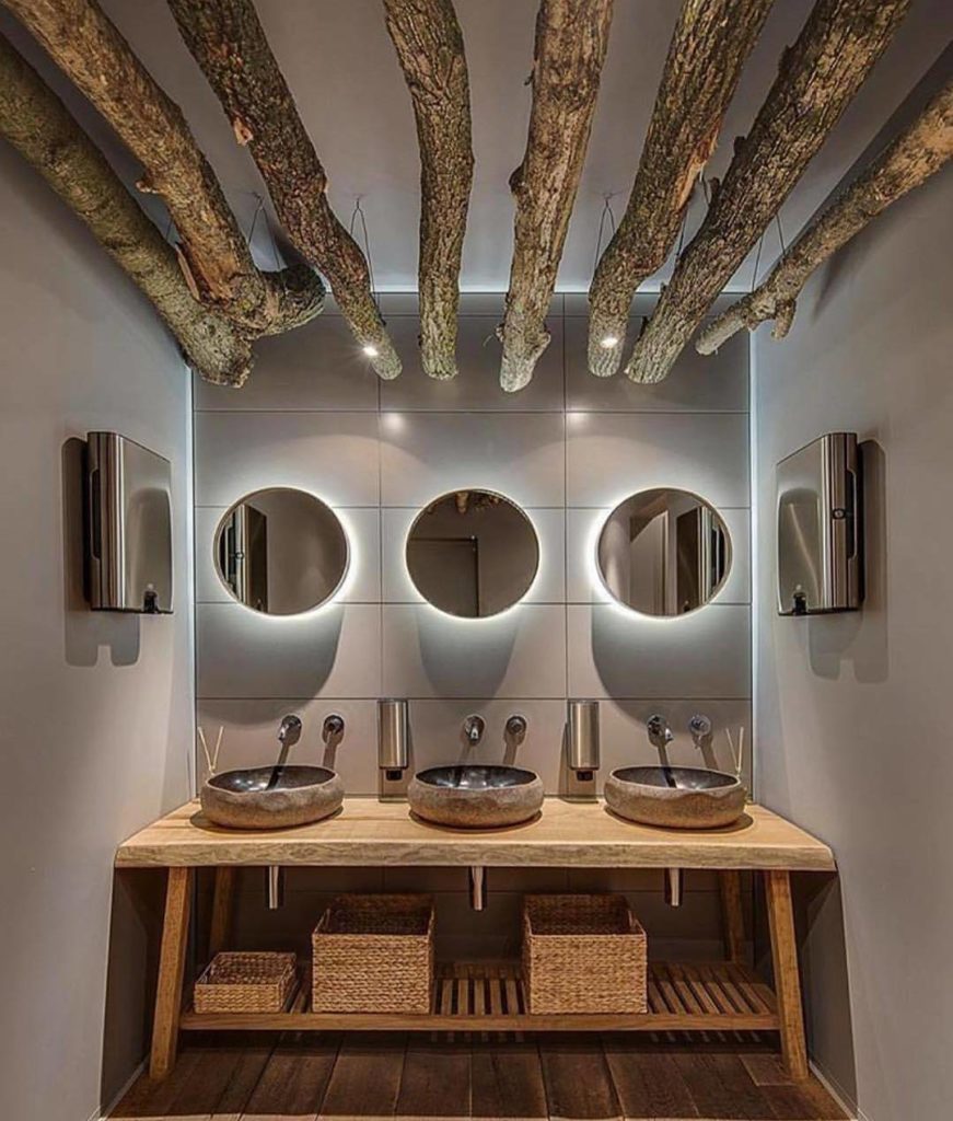 Barn Inspired Cloakroom Design