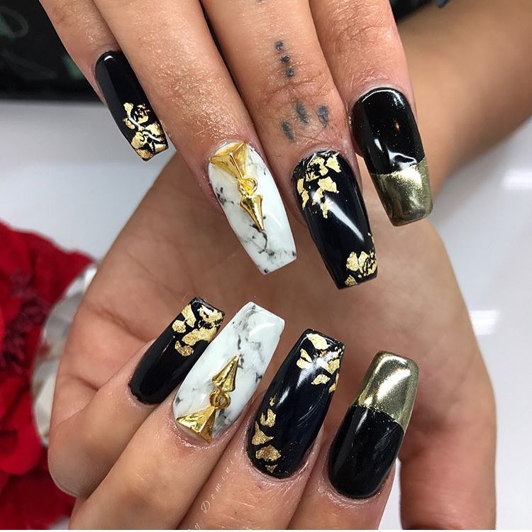 20 Fashionable Marble Nail Art Ideas To Try - Styleoholic