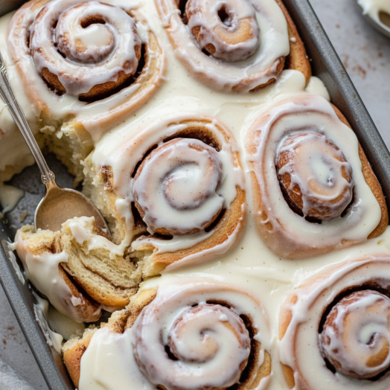 Cinnamon Swirl Bun Close up