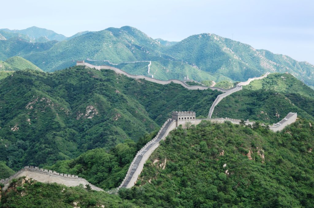 Great wall of China walk