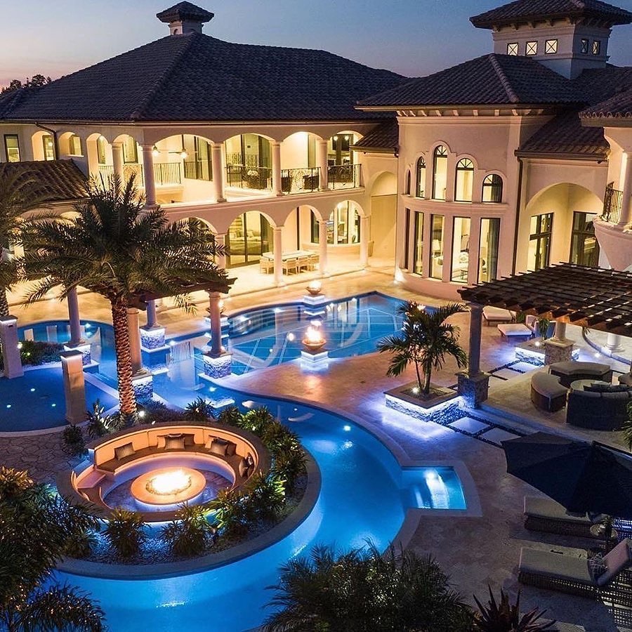 Mansion with a Pool