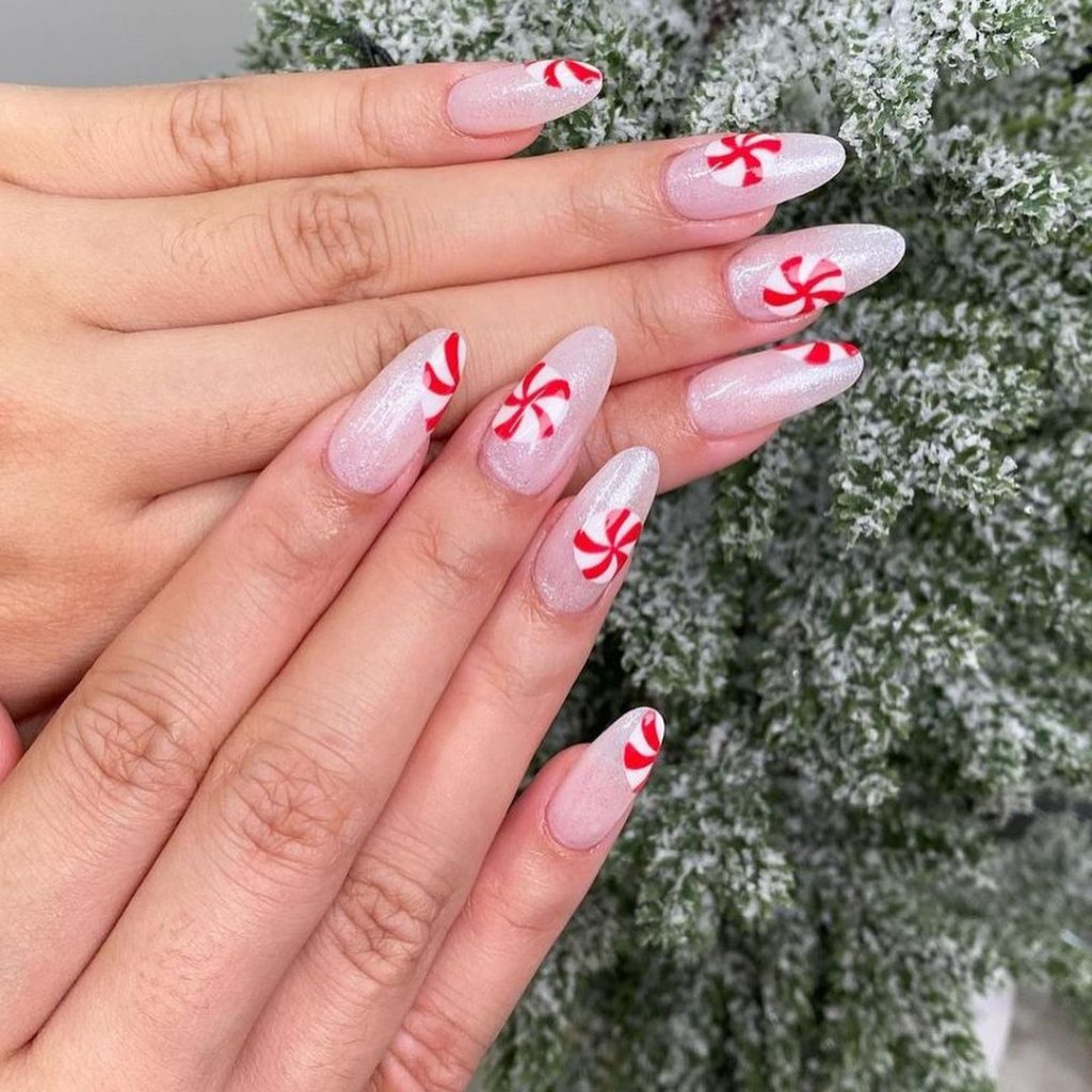 Candy Christmas Nail Designs 2022