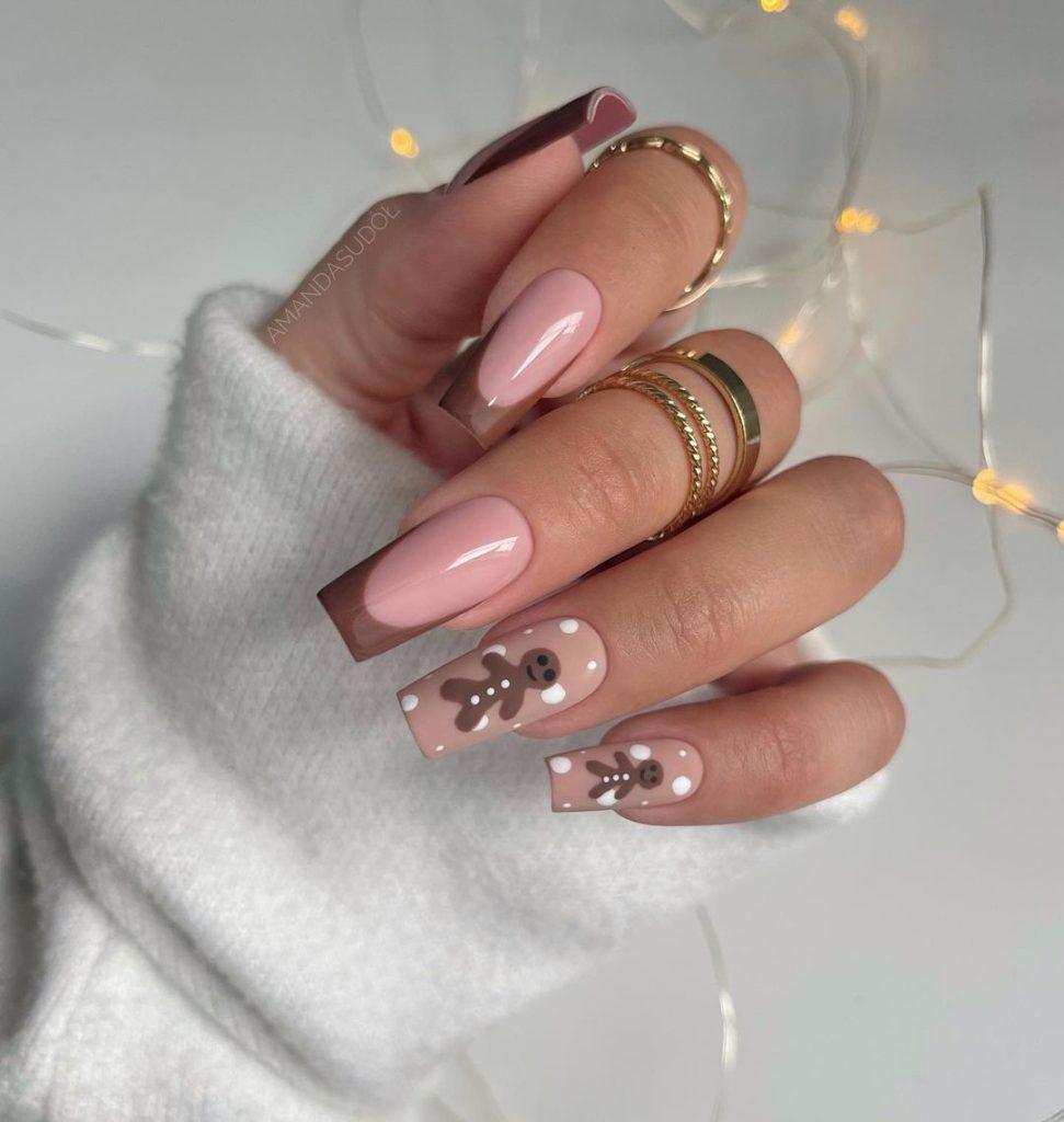 Gingerbread Nails Christmas