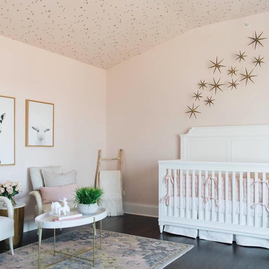 Starry Starry nursery decor @timbertrailshomes