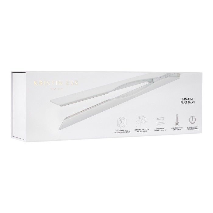 Kristin Ess 3-in-1 Titanium Flat Iron Hair Straightener