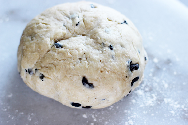 olive bread dough