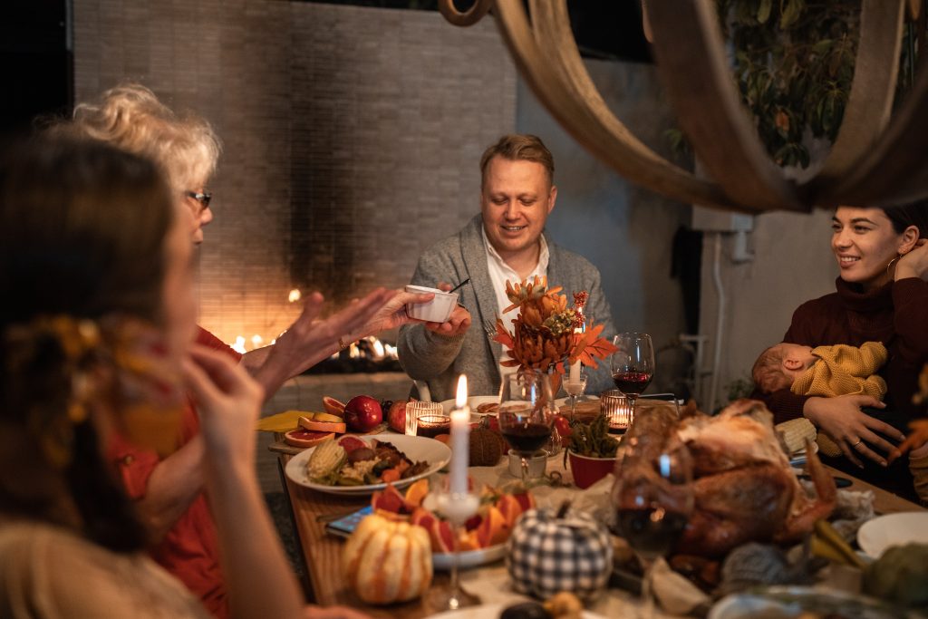 Dining with family - Credit: Photo by RODNAE Productions